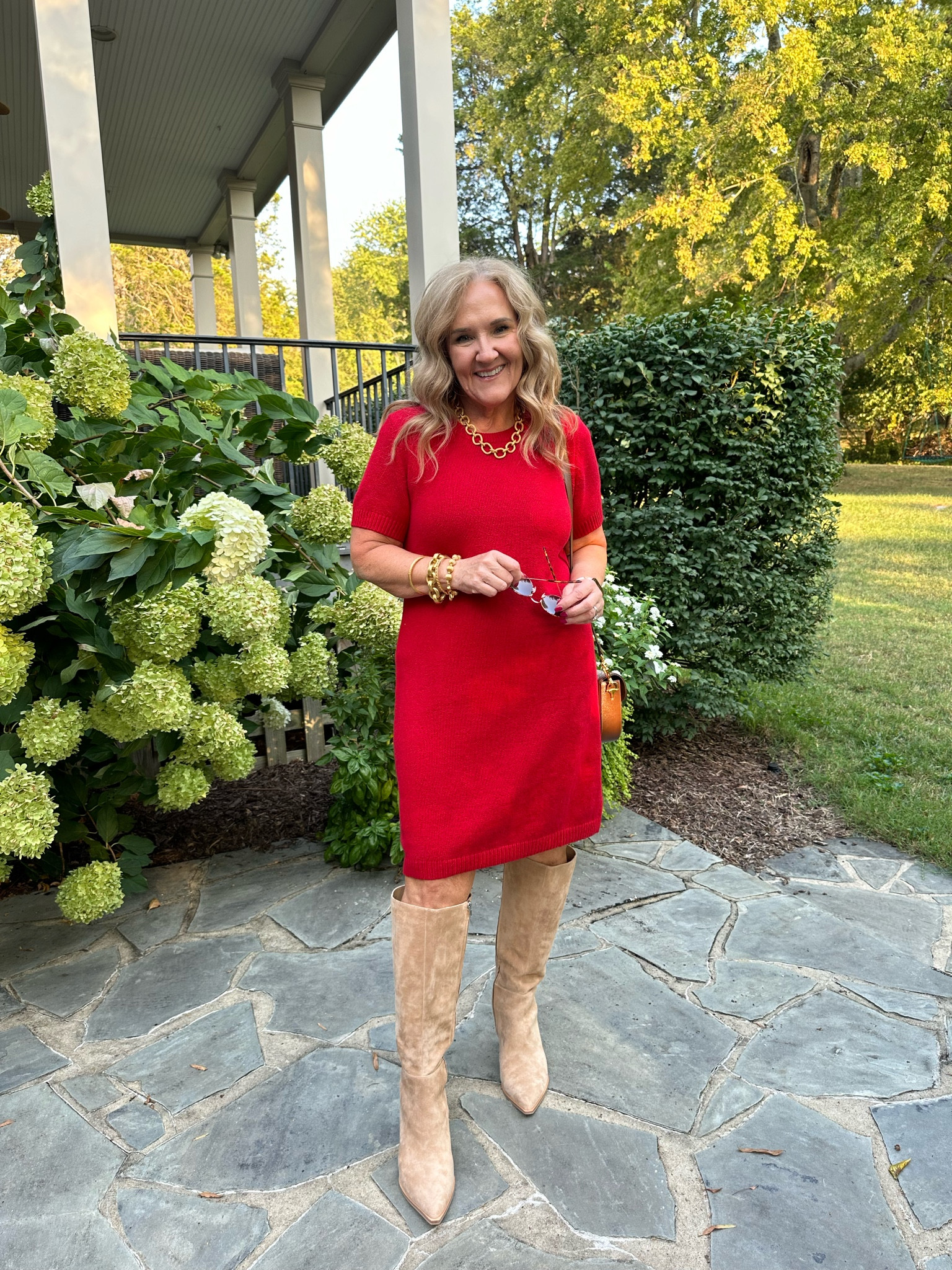 This outfit is coming to #LTKCON 


Wearing a large in the dress. I size up 1/2 in the boots. Often I need a wide calf boot but did not in these. But they do have a wide calf option. Absolutely love them. 

Red dress sweater dress fall dress gap dress dolce vita boots tall boots camel suede boots 

#LTKSeasonal #LTKFindsUnder100 #LTKMidsize