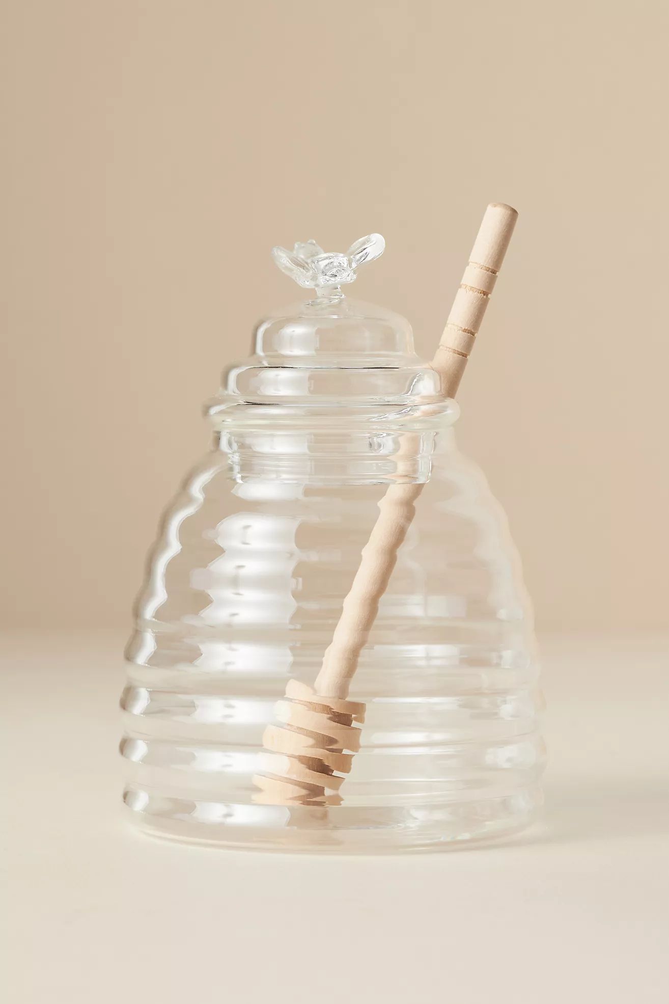 Glass Honey Pot with Dipper | Anthropologie (US)