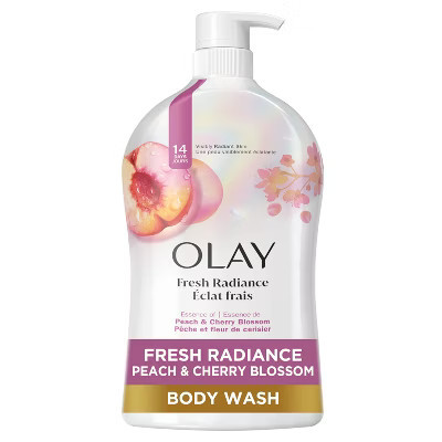 Olay Fresh Outlast Body Wash with Notes of Peach and Cherry Blossom - 33 fl oz | Target