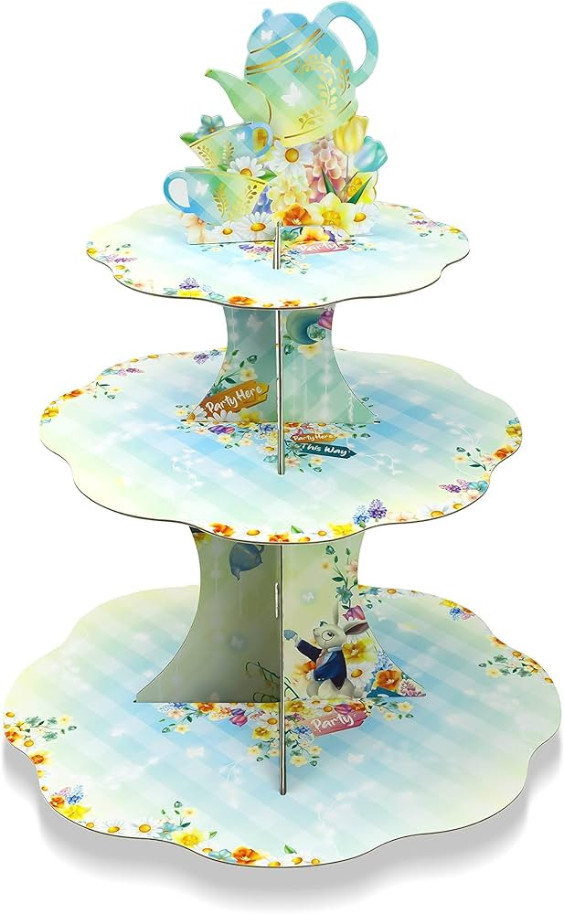 Cheerland Alice in Wonderland Party Decoration Cupcake Stand for Mad Hatter Spring Theme Kids Bir... | Amazon (CA)