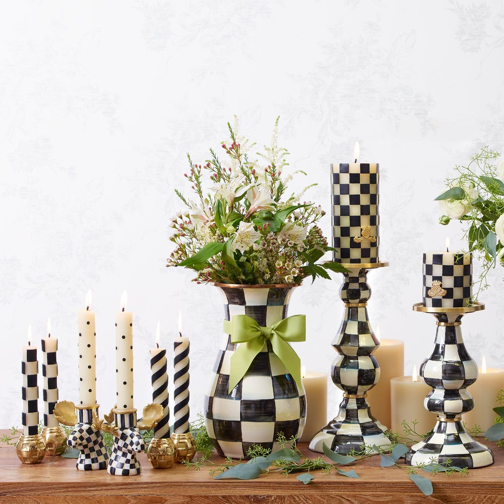 Enamel Pillar Candlestick Holder | MacKenzie-Childs