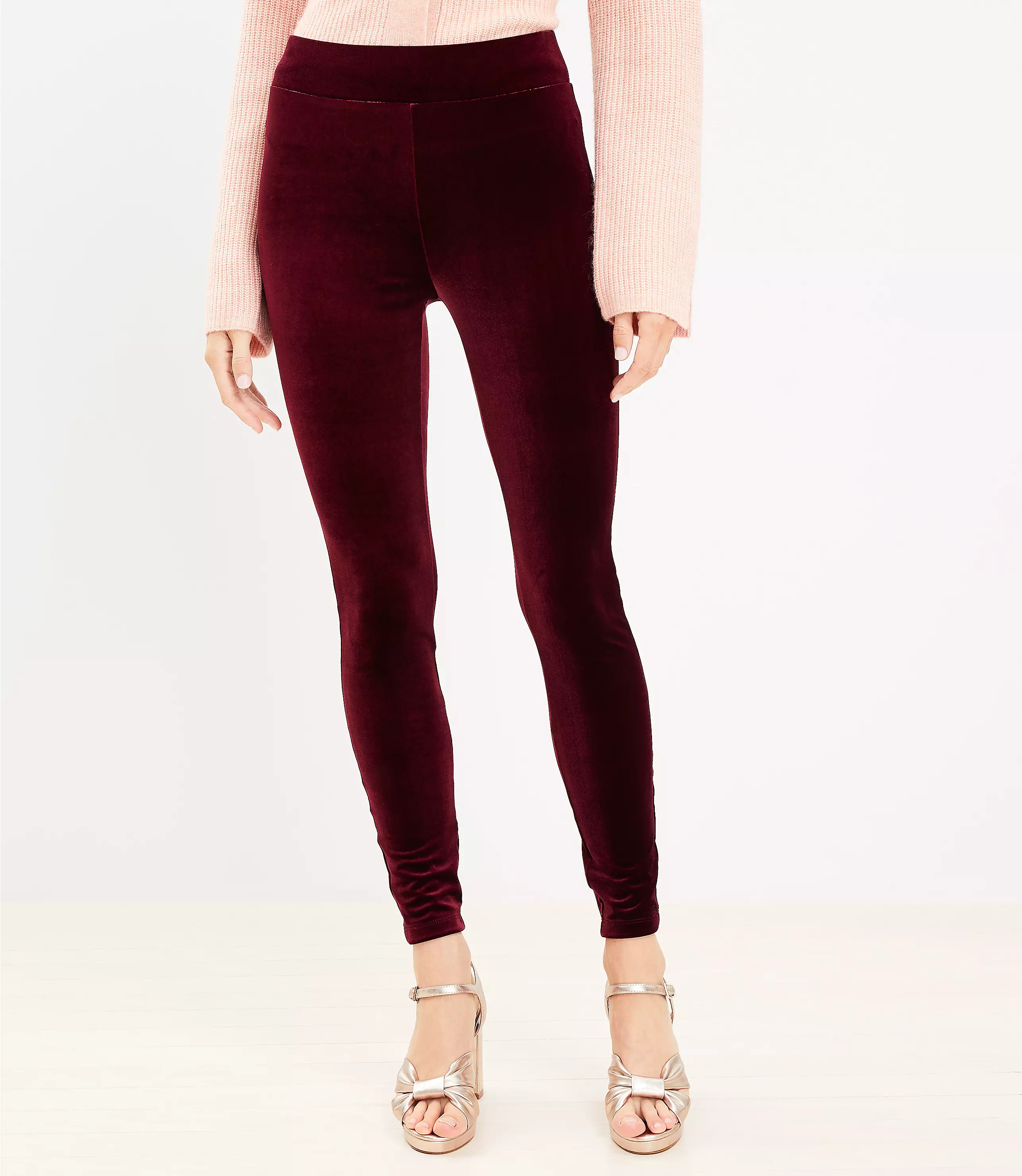 Petite Velvet Leggings | LOFT
