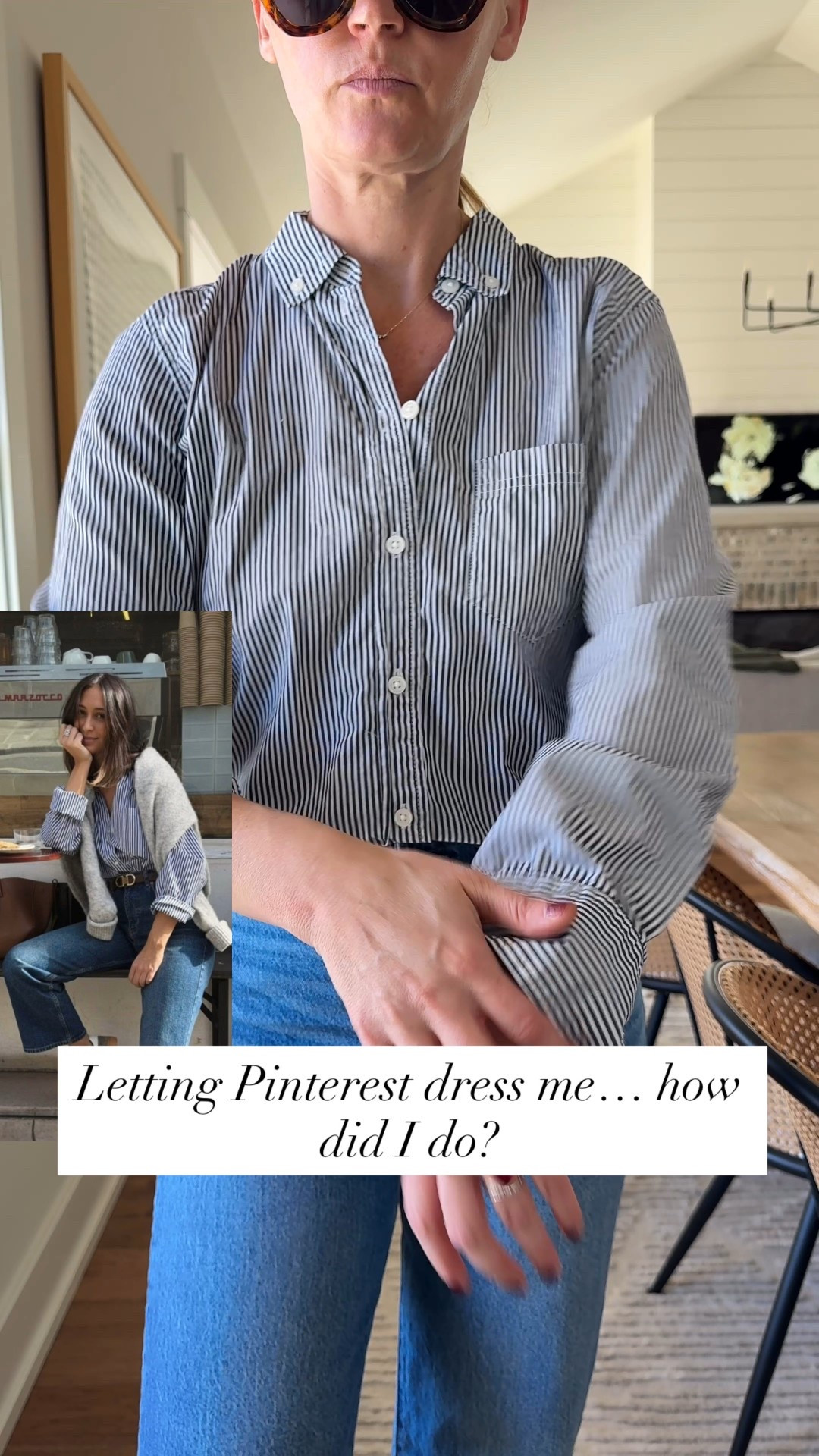 Top linked similar 
Jeans size 26
Sweater size small
Shoes run big I’m usually between a 6.5/7 and went with a 6

#LTKOver40 #LTKStyleTip #LTKSeasonal