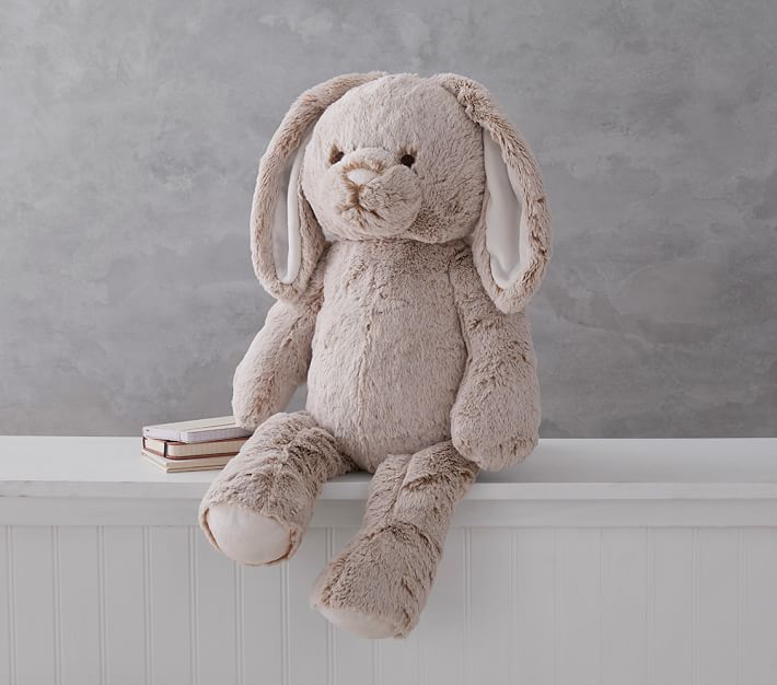 Jumbo Long-Eared Easter Bunny Plush | Pottery Barn Kids
