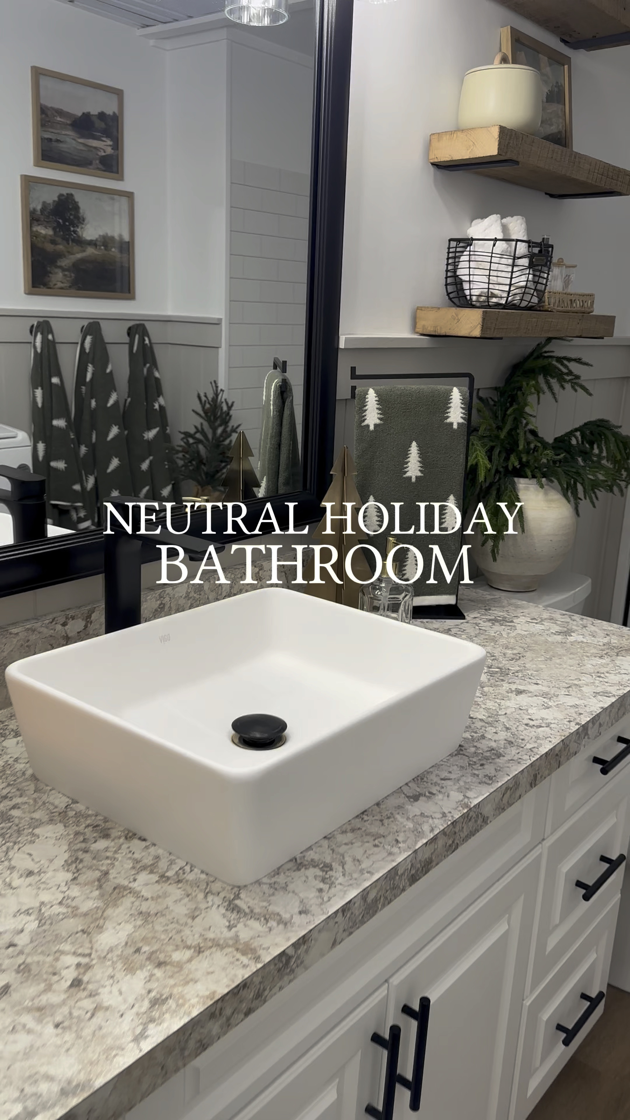 ✨🌲Holiday Bathroom Decor. Follow @farmtotablecreations on Instagram for more inspiration.

Do you add holiday decor to your bathroom? I absolutely love to decorate this space since it’s been renovated.

The shower screen, sink and faucet are such statement pieces and after an entire year, we are still so happy with the quality and design!

While decorating for the season, an easy way to spread holiday cheer is to add decor in unexpected places, with the bathroom being one of them. You can make your bathroom feel a tad more festive just by adding a few holiday touches. A vase filled with seasonal stems, scented candles and even holiday themed towels.

Amazon | Amazon Home Finds | Bathroom Decor | Bathroom Storage | Amazon Must Haves | Bathroom Shelves | Home Decorating | Decor Ideas | Budget Friendly Decor | Home Inspiration | Christmas Bathroom Decor | Christmas Stems | Bathroom Inspo | Amazon Must Haves | Christmas Inspo | Bathroom Decor | Holiday Bathroom | Bathroom Shower Screen | Bathroom Reno


#LTKHome #LTKVideo #LTKHoliday