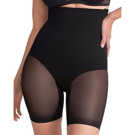 SHAPERMINT - Shorts de compresi\u00f3n de cintura alta para mujer, moldeadores de malla - Shorts ... | Amazon (US)