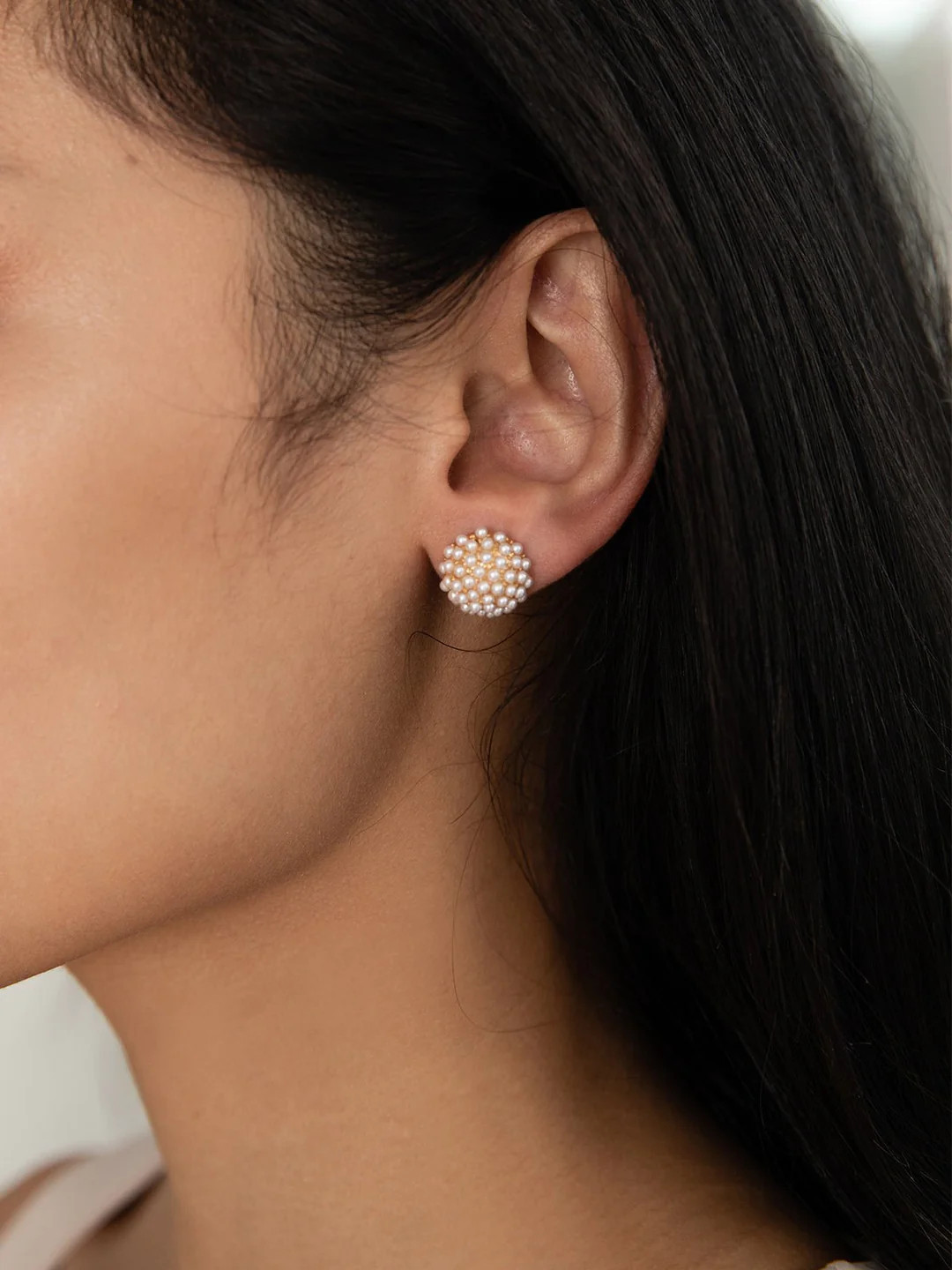Pearl Pave Studs | olive + piper