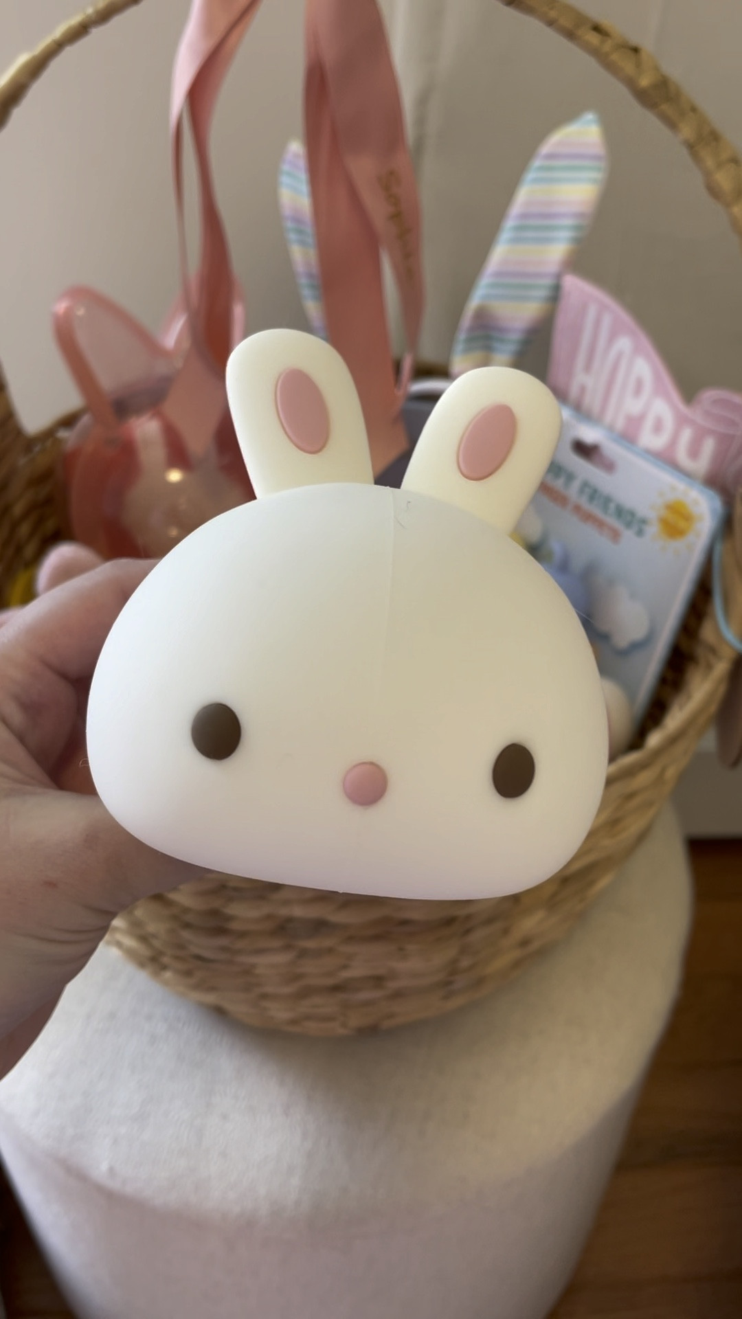 Easter bunny night light is practical for all year round use! 

#easterbunny
#bunnythemed
#bunnytheme
#easterbasket
#bunny
#nightlight 

#LTKbaby #LTKkids #LTKSeasonal