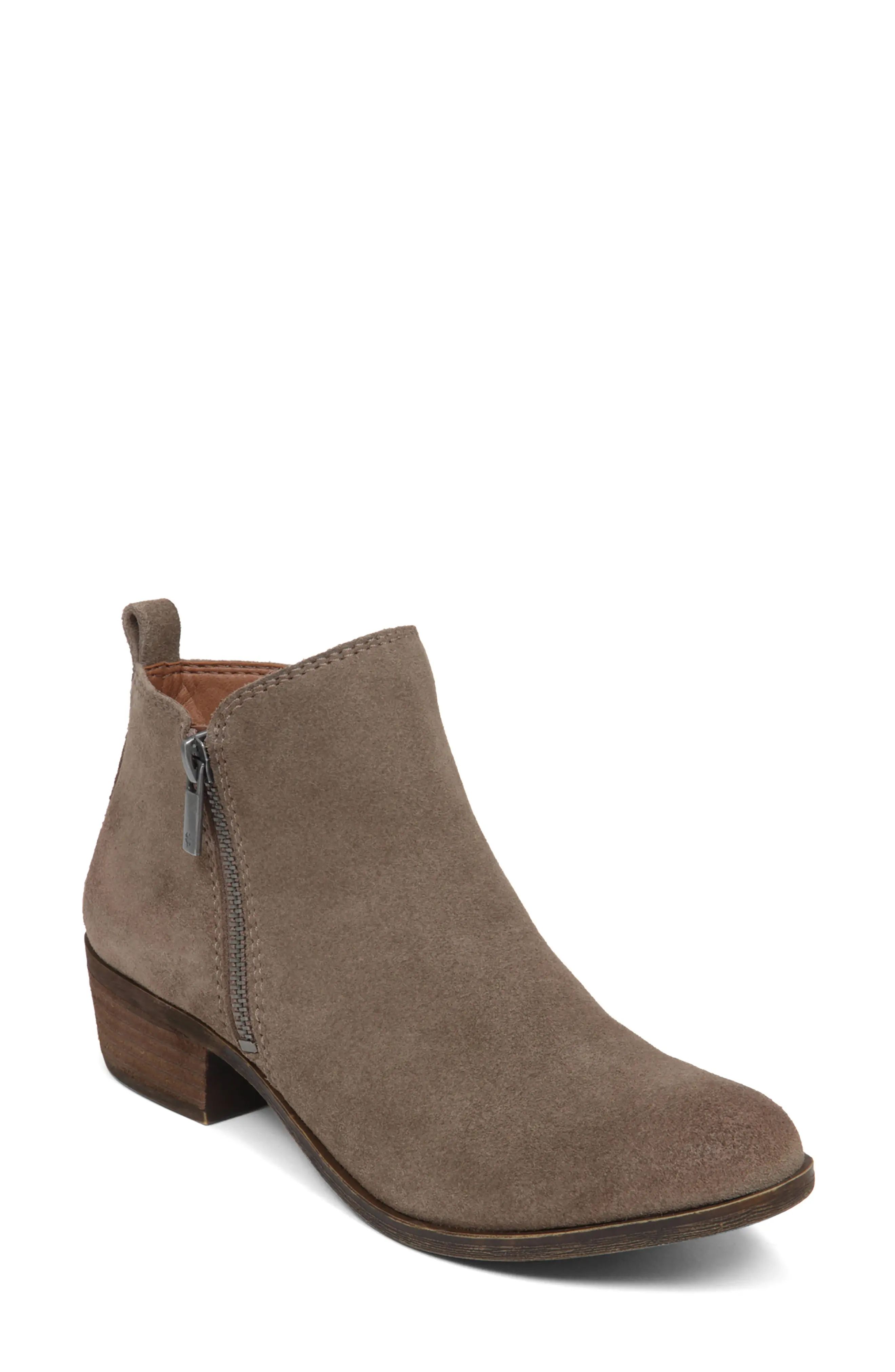 Women's Lucky Brand Basel Bootie, Size 7 M - Brown | Nordstrom