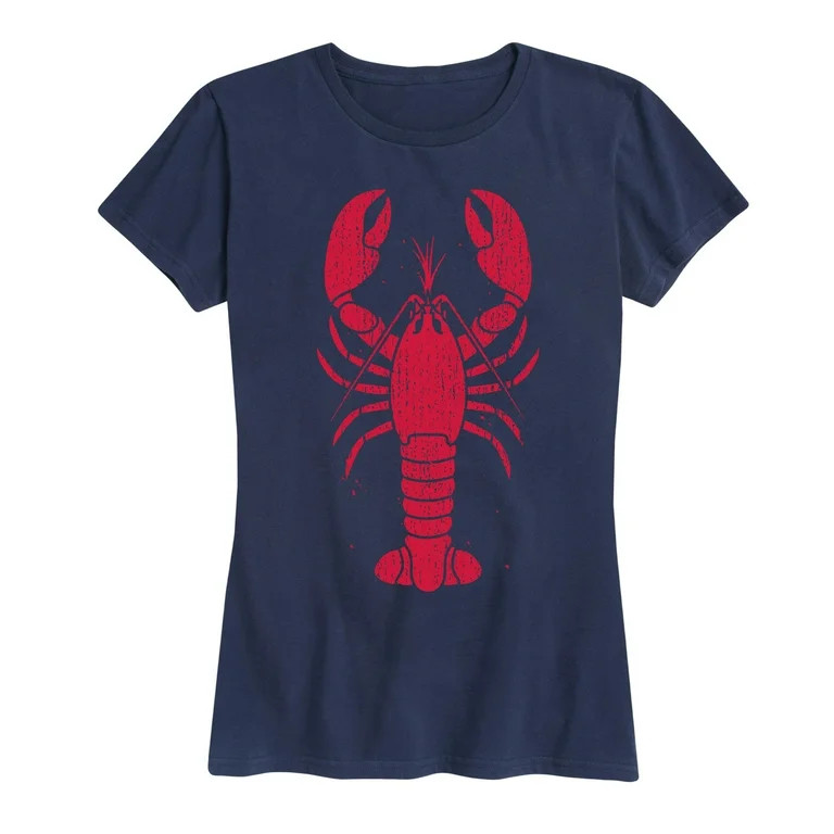 Instant Message - Vintage Lobster - Women's Short Sleeve T-Shirt - Walmart.com | Walmart (US)