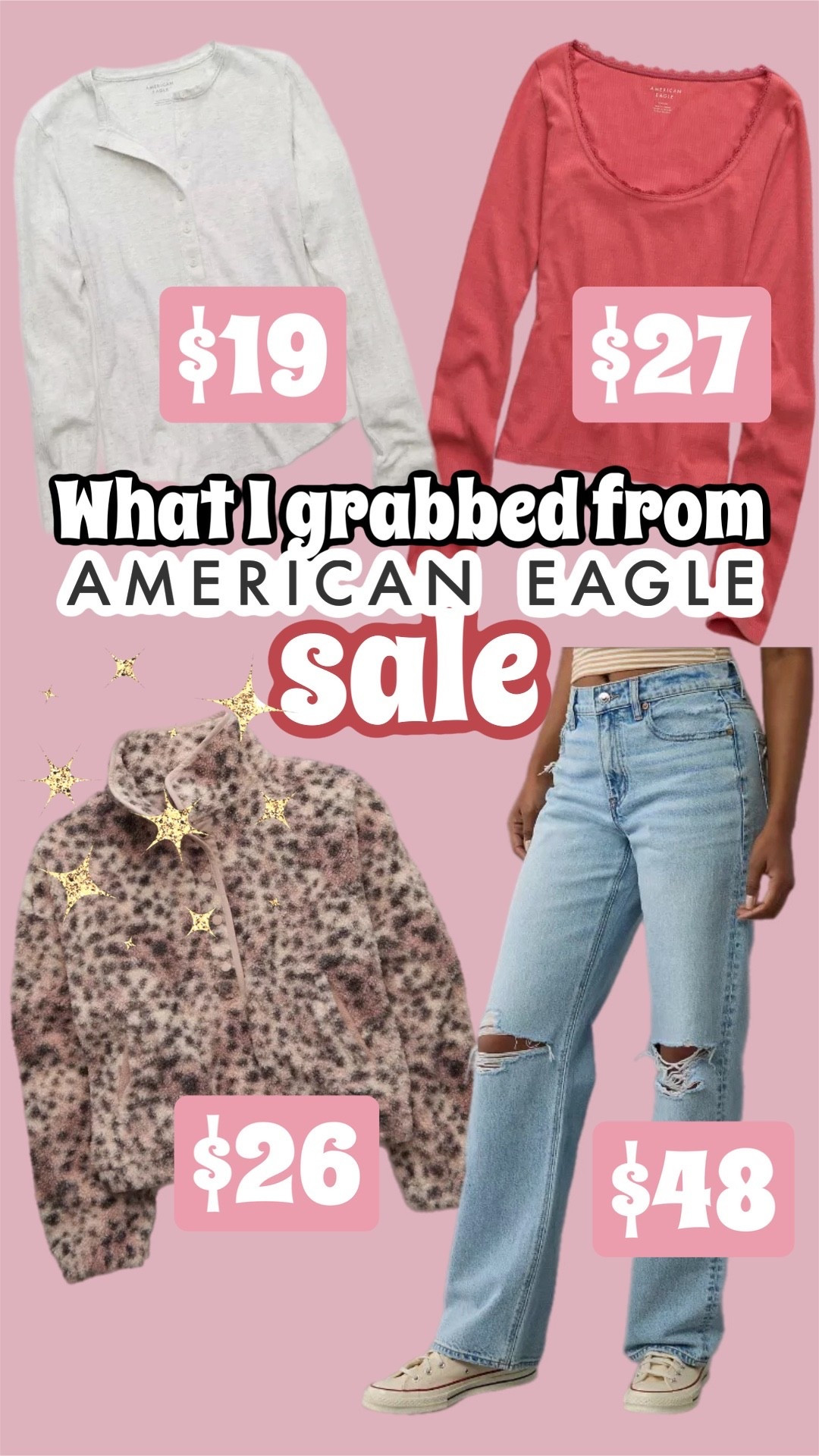 What I grabbed from the American Eagle sale! Some staple pieces such great prices! 

#LTKSaleAlert #LTKmomlife #LTKootd