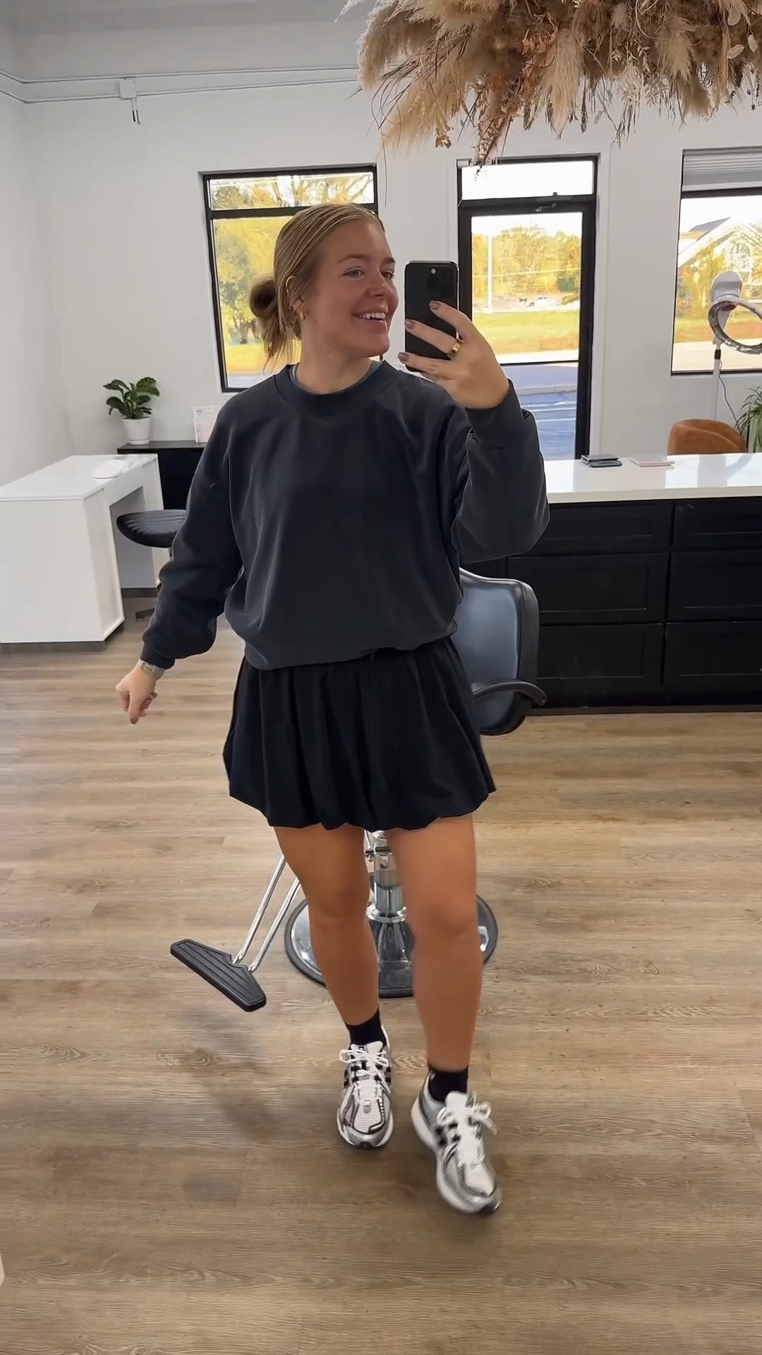 BUBBLE SKIRTS ARE A YES FOR ME 🤭🖤 

#LTKMidsize #LTKTall #LTKootd