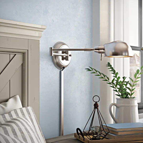 Cordelia Plug-in Swing Arm Sconce | Wayfair North America