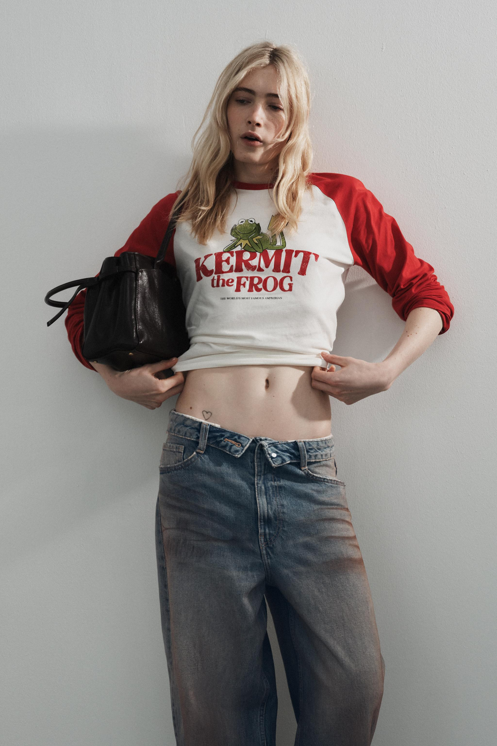 TRF MID RISE FOLDED WAIST JEANS | Zara US