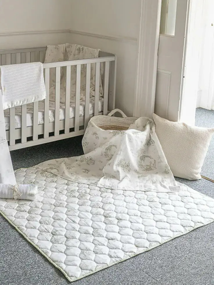 The Gilded Bird Safari Toile Quilted Playmat | Gap (US)