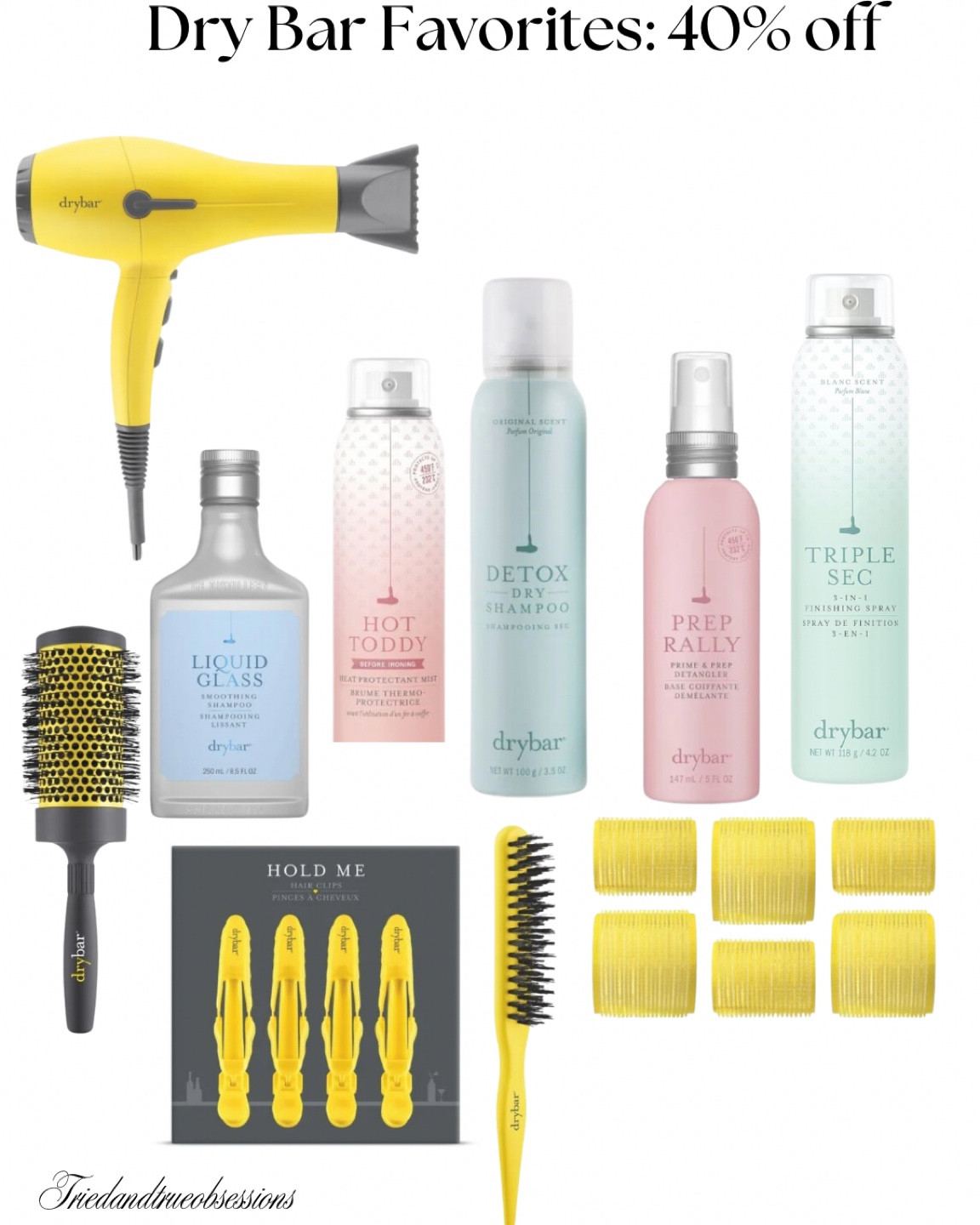 Drybar OG. Love all of their products! I have had the hairdryer for years and love it so much. Linked all my favs! Triple sec original sent is to die for 😍

#LTKBeauty #LTKCyberWeek #LTKGiftGuide