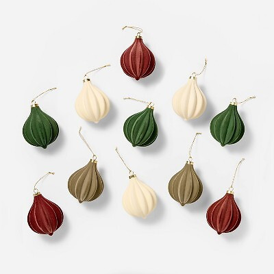 Set of 11 Velvet Decorative Ornaments - Threshold designed with Studio McGee  | eBay | eBay US