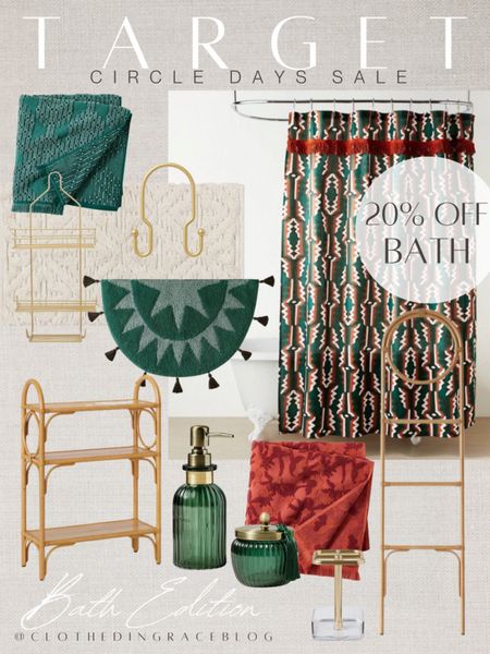 20% off all bathroom items at Target! 