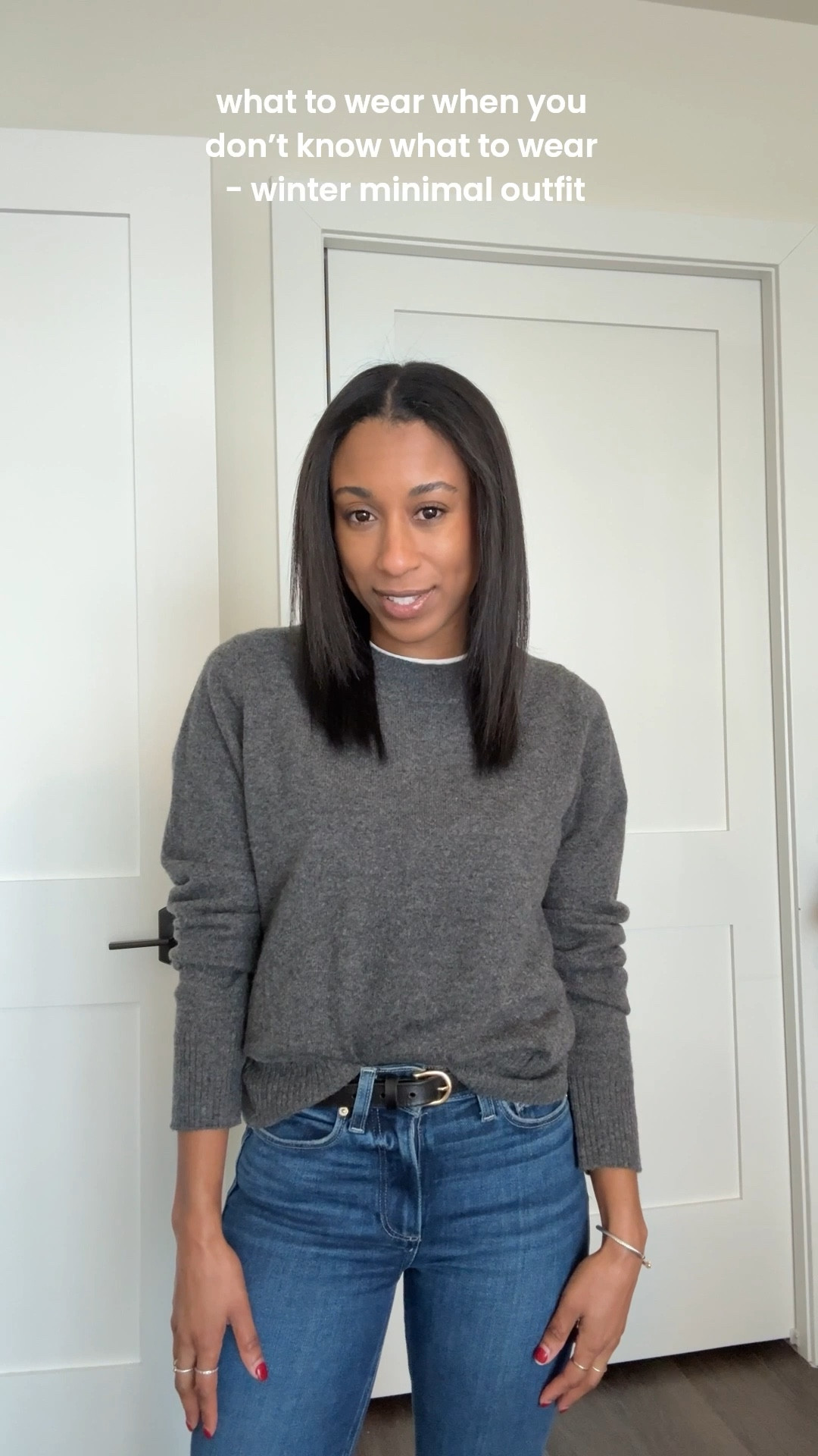 winter minimal outfit that’s perfect for everyday

I’m 5’1 & an XS in the sweater & white tee, 23 in jeans & a 6 in shoes

#LTKPetite #LTKootd #LTKWorkwear