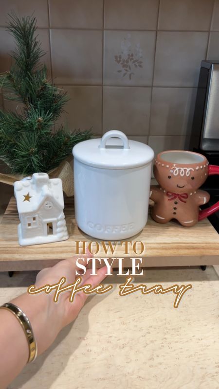 Styling a coffee tray for Christmas! Super simple but a cute way to add a festive touch to your daily decor 

#LTKunder50 #LTKSeasonal #LTKHoliday