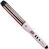 L'ange Hair LUSTRÉ Curling Wand, Tourmaline Ceramic and Titanium Barrel Wands with Heat-Protecti... | Amazon (US)