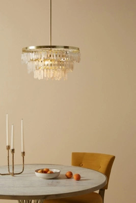 May Rose Quartz Chandelier | Anthropologie (US)