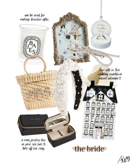 Gifts guide for the bride. Gifts for the soon to be or new Mrs. in your life. 

#LTKSeasonal #LTKHoliday #LTKwedding