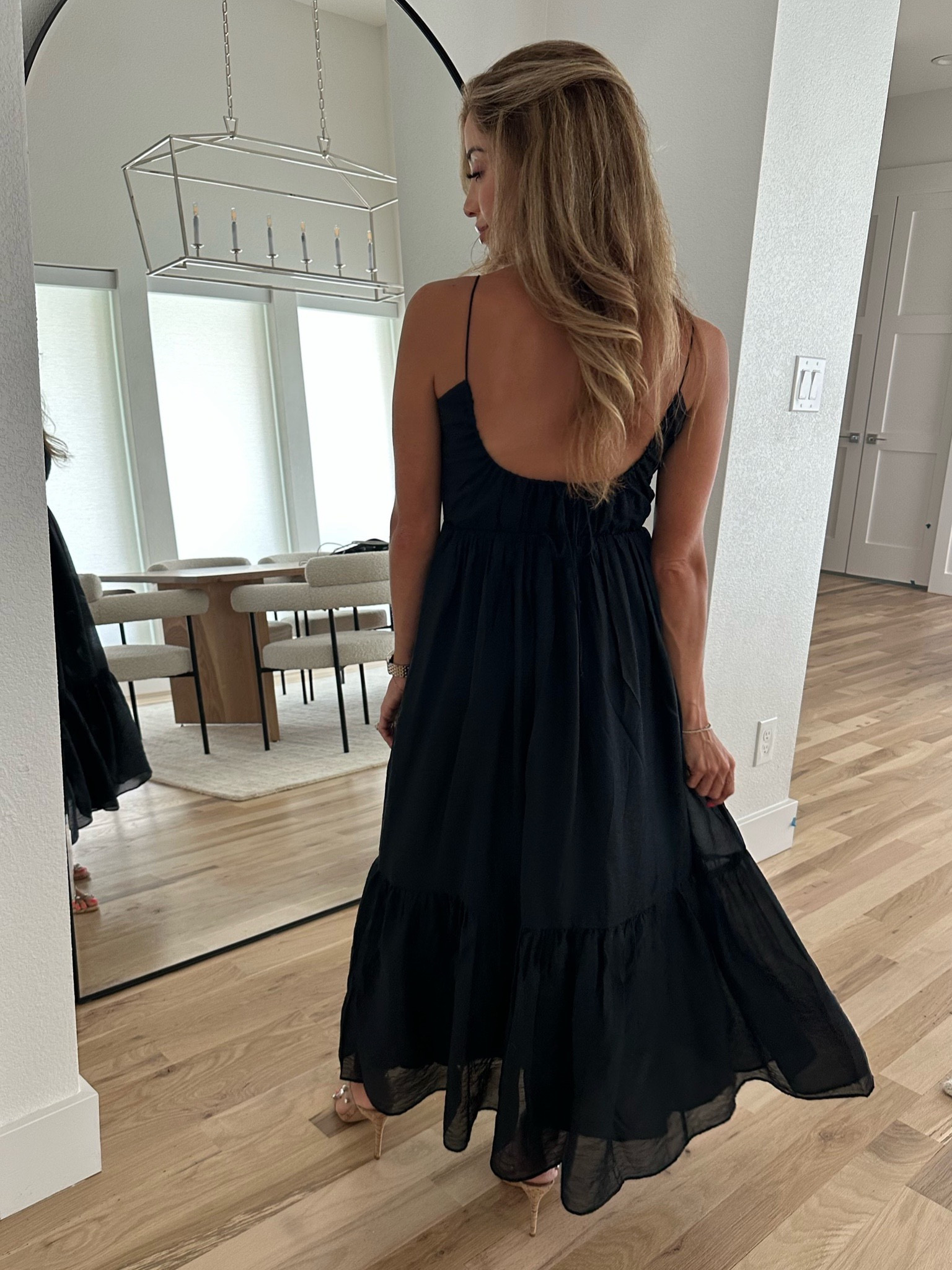 black floral halter maxi dress Floral-Print Paneled Halter Maxi Dress in Black – The Care Boutique