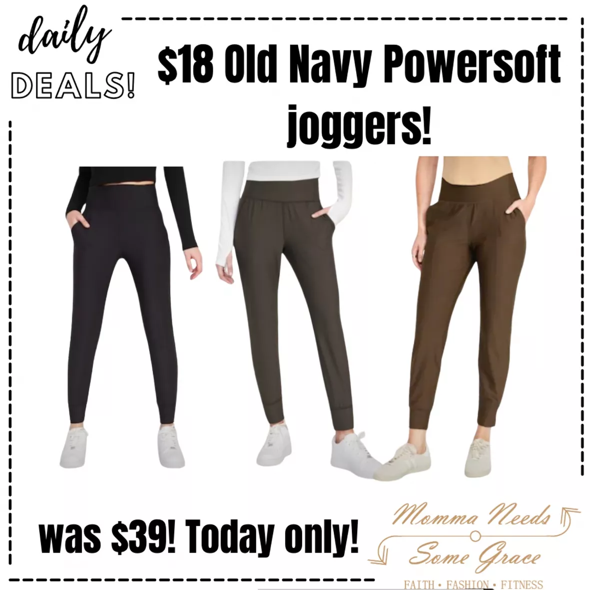 High-Waisted PowerSoft 7/8 Joggers for Women