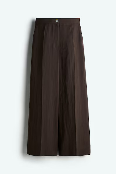 H & M - Wide-Leg Dress Pants - Brown | H&M (US + CA)