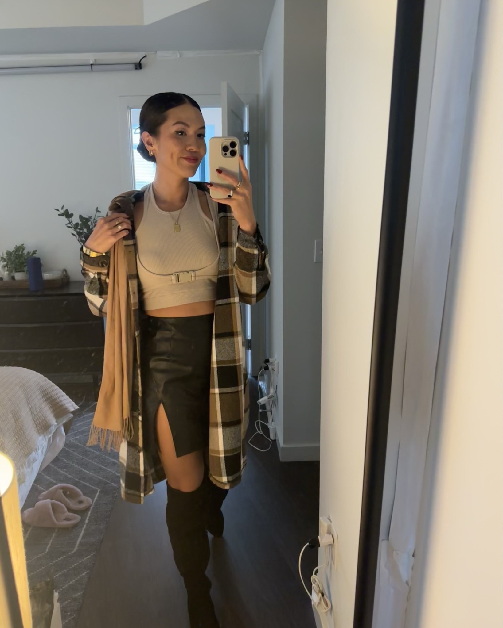 A cute fall fit with the friends! 