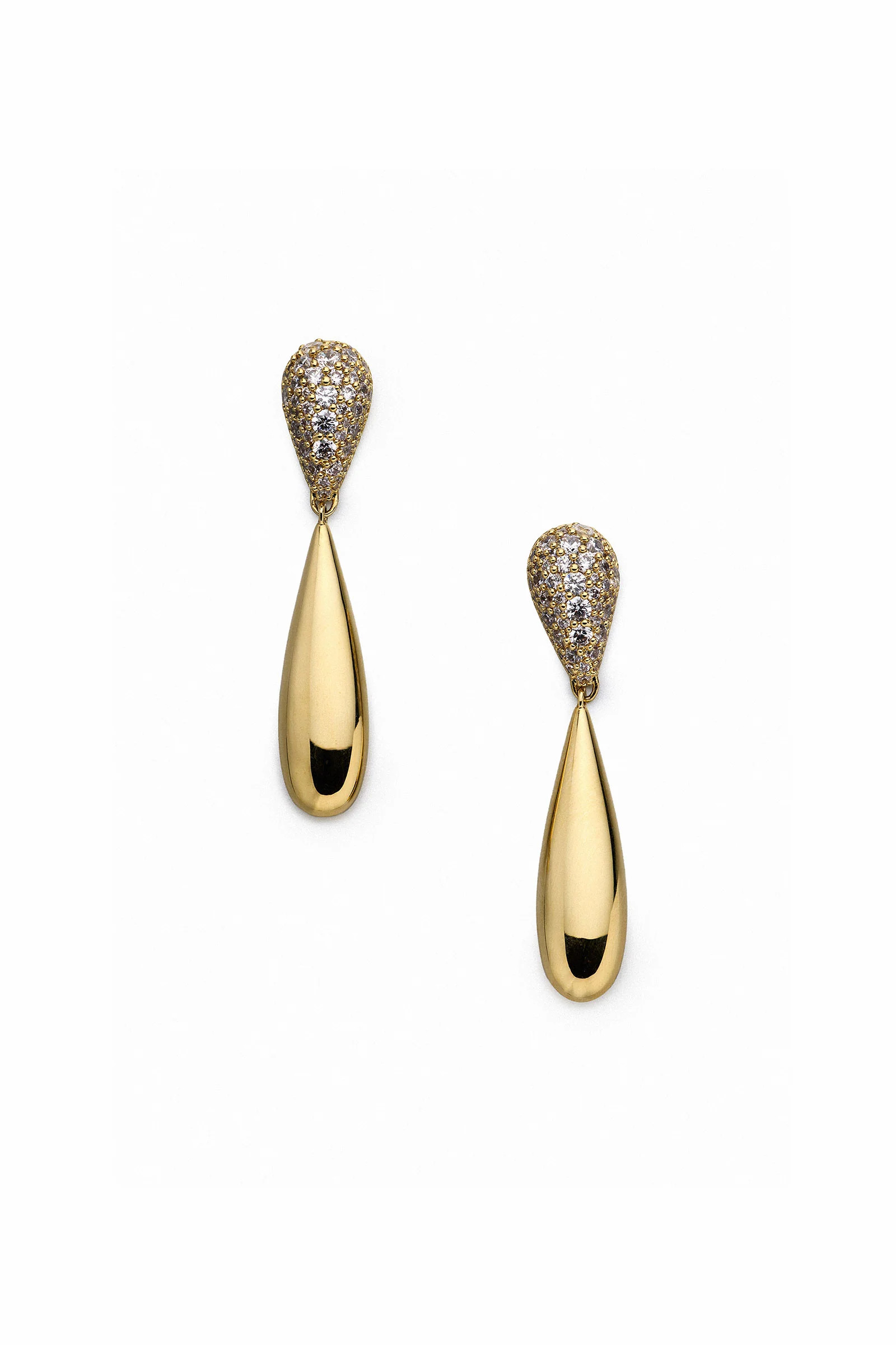 Pisa Pave Drop Earrings | Amanda Uprichard