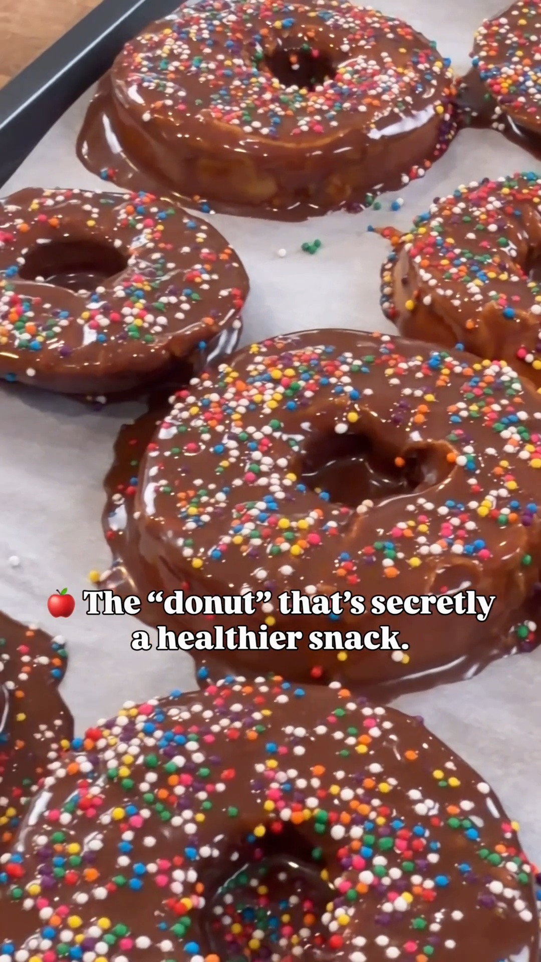 🍎🍩 Donut cravings… but make them healthier! 🤎✨

These apple “donuts” are about to become your new favorite snack! I swapped the center for fresh apples, spread on a creamy peanut butter coating (made with peanut butter powder for an extra protein boost 💪), then dipped them in Reese’s Magic Shell for that chocolatey crunch… and finished them with colorful sprinkles because everything’s more fun with sprinkles! ✨🍩

They seriously taste like dessert—but with a healthier twist! Everything I used to make these is linked here. 🍎🤎

#LTKFamily #LTKFood #HealthySnackIdeas #HighProteinSnacks #HealthyTreats

#LTKmomlife #LTKHome #LTKfoodie