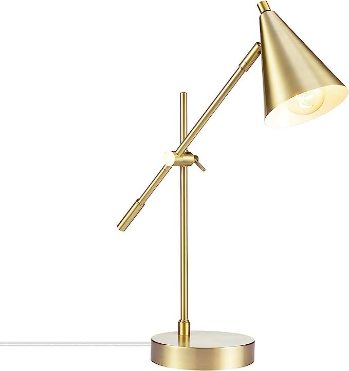 Globe Electric 52887 Tacoma Desk lamp, 1-Light, 18" Brass | Amazon (US)