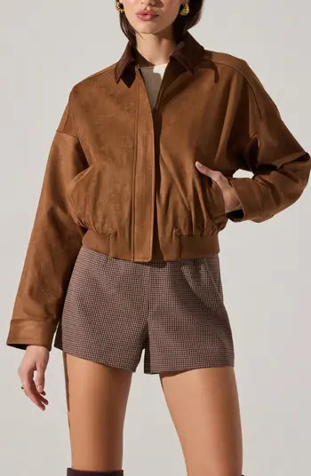 Sorine Faux Suede Jacket | Nordstrom