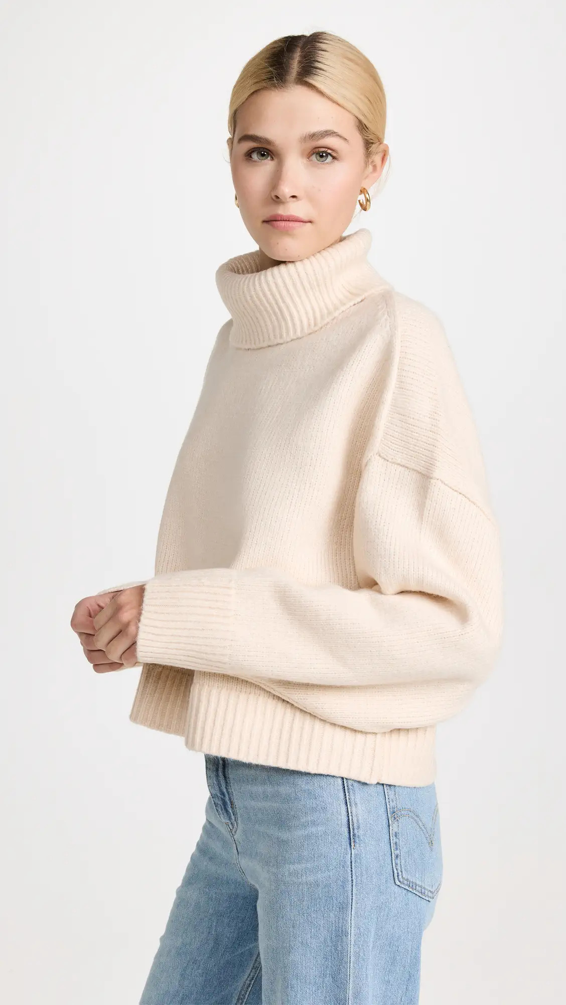 525 Airspun Relaxed Turtleneck | Shopbop | Shopbop