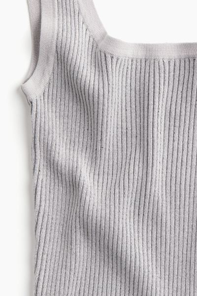 Rib-knit Tank Top | H&M (US + CA)