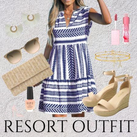 Resort outfit for the fashionable mom

Fashionably Late Mom
Walmart
Walmart Partner
Vacation outfit
Summer outfit
Summer dress
Cupshe
Espadrilles
Foster Grant
WOMENS sunglasses
Plumping lip gloss
Pink lip gloss
Nail polish
Opi
Rattan clutch
Straw clutch
Vacation fashion
Date night
Blue dress
Fringe earrings

#LTKShoeCrush #LTKTravel #LTKBeauty