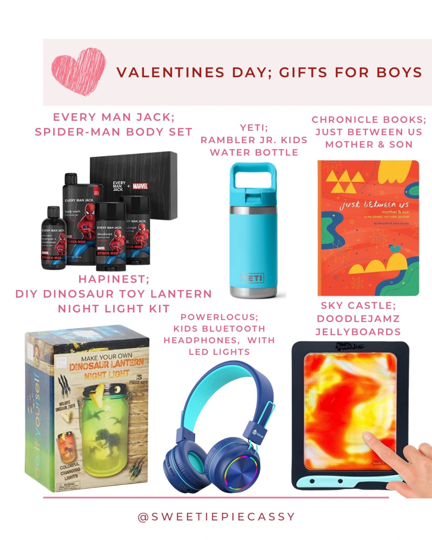 Valentines Day: Lets hear it for the boys! 🩵 

Some of my favourite picks for Valentines Day, for all the boys & teens in your life! Everything from newborn outfits, to gifts for teens and everyone in between. Make sure to keep an eye out for more Gift Guides & make sure to checkout my highlight and collection for more of my seasonal favourites!💫

#LTKstyletip #LTKMostLoved #LTKkids