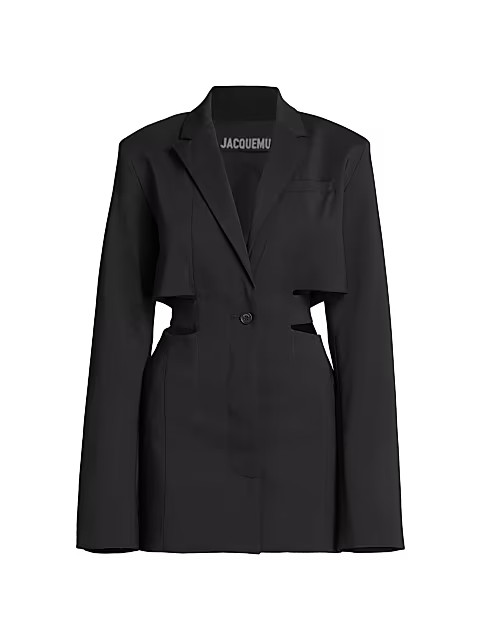 Jacquemus Blazer Cut-Out Minidress | Saks Fifth Avenue