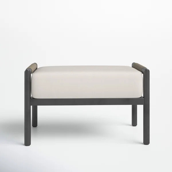 Esme Outdoor Ottoman with Sunbrella Cushion | Wayfair North America