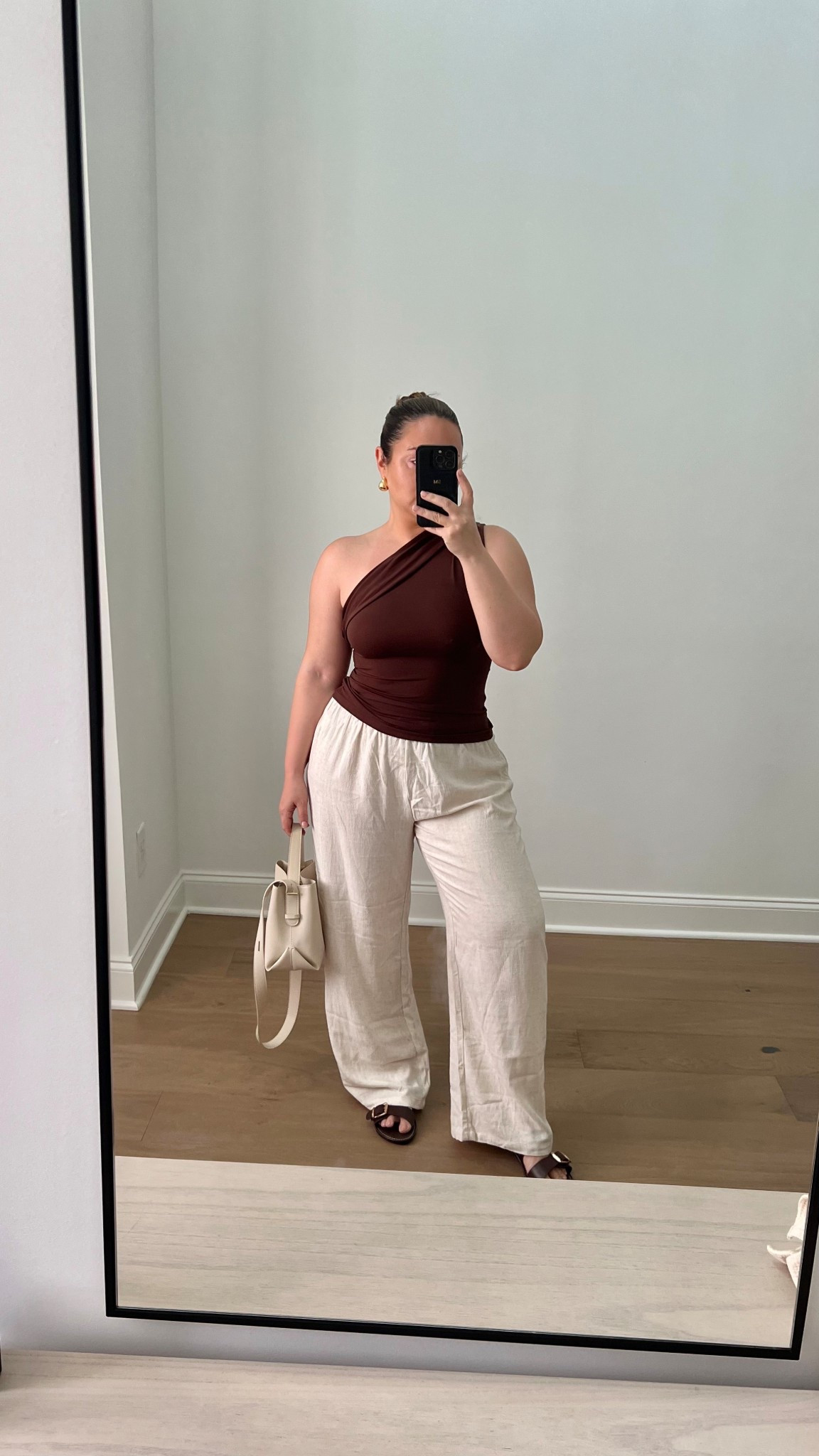 Brown & Cream Summer Outfit 🤎 #summeroutfits 