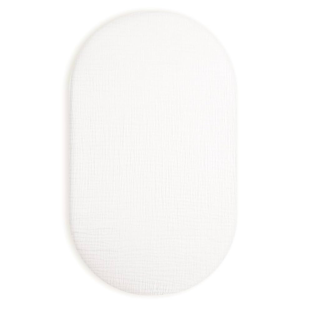 Bassinet Sheet for Baby Boy and Girl, Fitted Sheets for Rectangle, Oval, Hourglass Bassinet Mattr... | Amazon (US)
