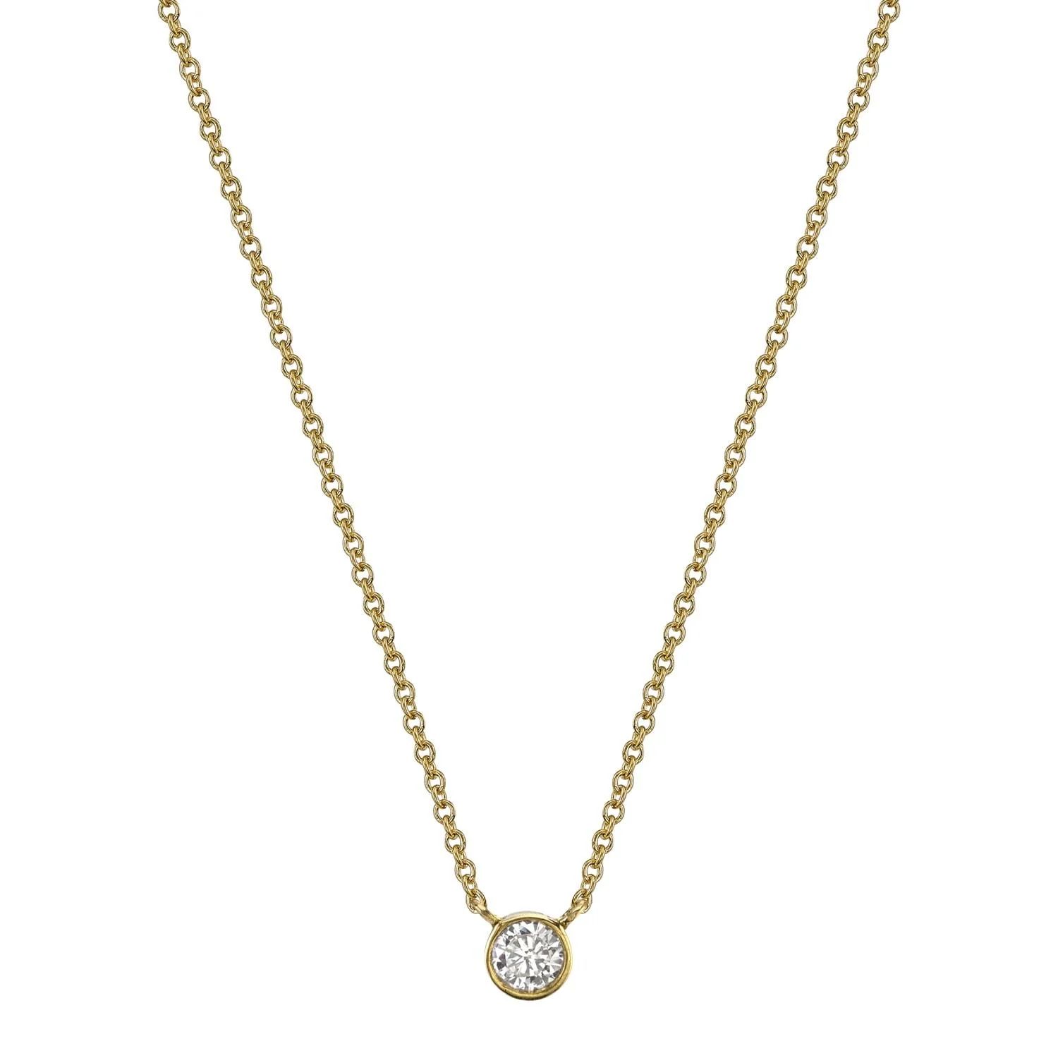 DIAMOND SOLITAIRE NECKLACE | Starling Jewelry | Starling Jewelry