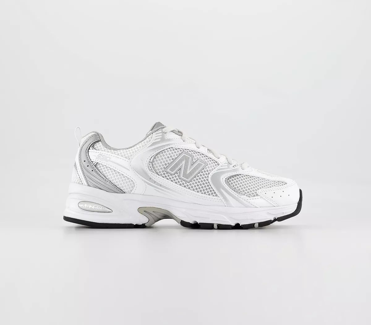 New Balance
								Mr530 Trainers 
								White Silver | OFFICE London (UK)