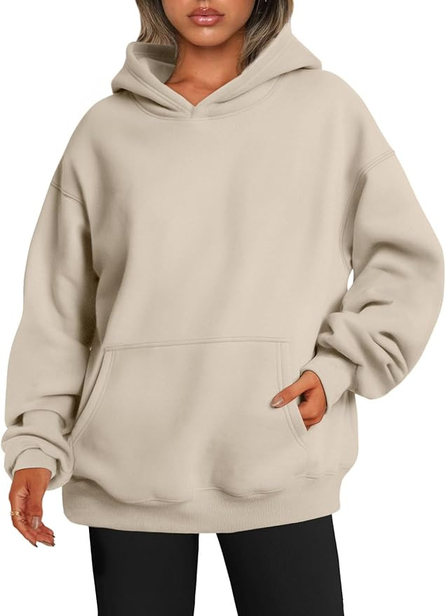 EFAN Womens Hoodies Oversized Sweatshirts Pullover Fleece Sweaters Long Sleeve Winter Fall Outfit... | Amazon (US)