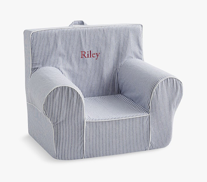 Anywhere Chair®, Navy Oxford Stripe | Pottery Barn Kids