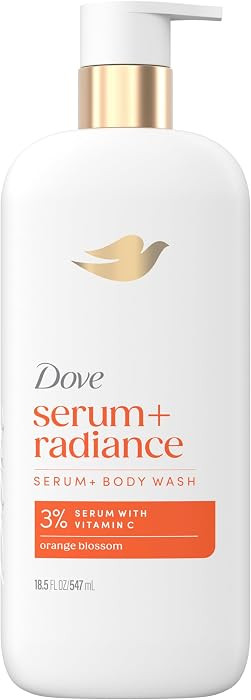 Dove Serum+ Radiance Body Wash, 3% Serum with Vitamin C, 18.5 oz | Amazon (US)