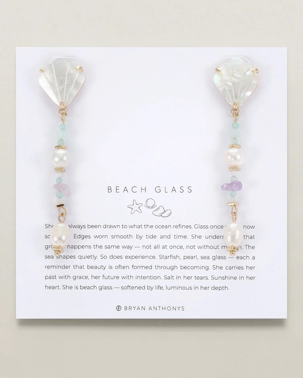 Beach Glass Drop Earrings | Bryan Anthonys