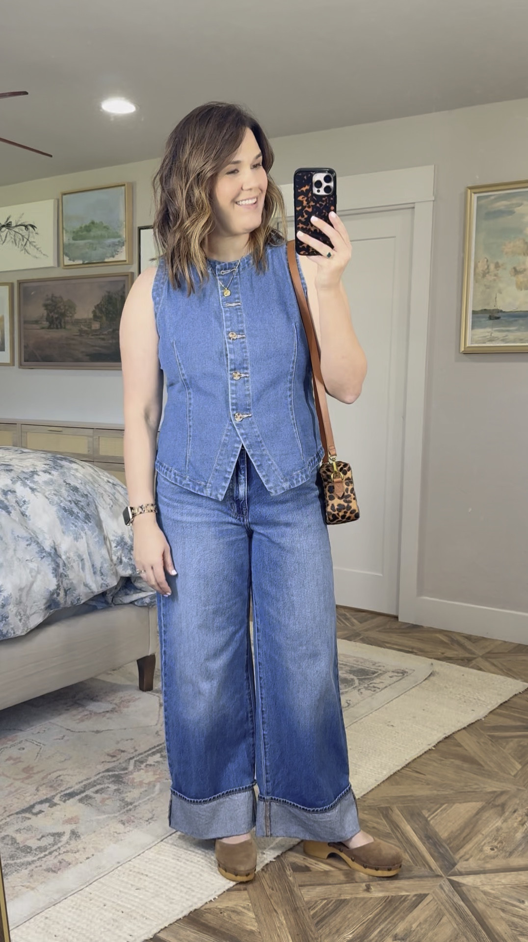 Madewell denim vest dupe! I’m wearing an XL here and it’s a little big so I would suggest going with your regular size. 


Spring style finds, spring outfit ideas, madewell dupe, denim vest, crew neck vest, spring style, March styles, outfits for mom, size 10 style, outfit ideas for moms on the go, simple style, casual style, midsize style, midsize style ideas, real outfit ideas, realistic outfit ideas. 

#LTKMidsize #LTKOver40 #LTKFindsUnder50